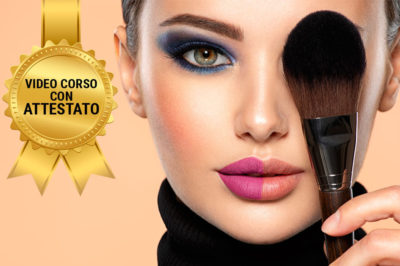 Video corso base completo make-up artist online + attestato